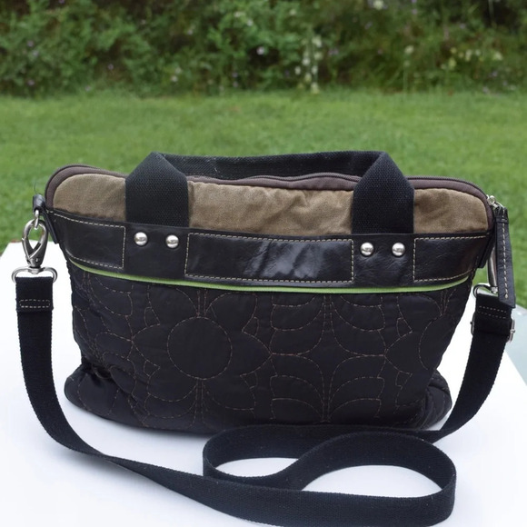 Fossil quilted lap top bag - Picture 2 of 8
